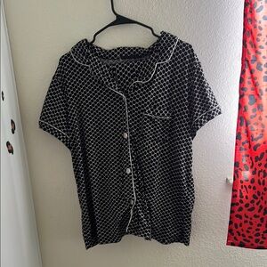 Black and White Women's PJ set